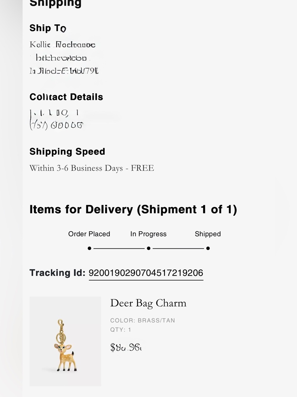 NWT Coach Outlet Deer Bag Charm—Sold Out - Picture 12 of 12